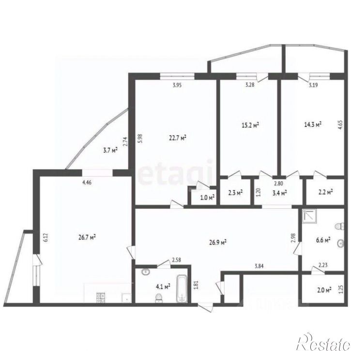 4-комн квартира Павловский тракт, 126,  д. 126