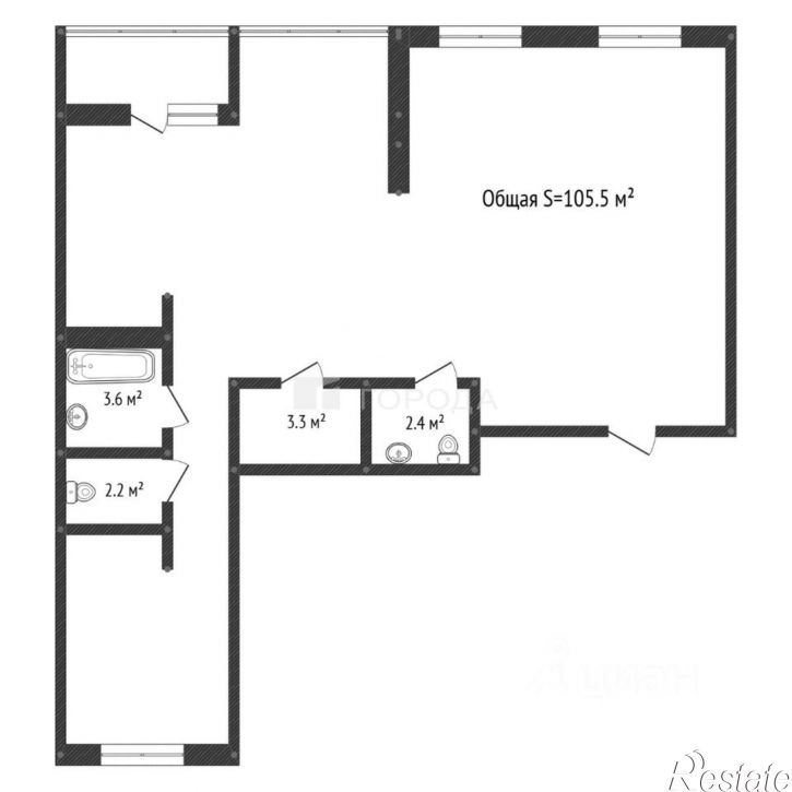 4-комн квартира Красноармейский пр-кт, 61б,  д. 61б