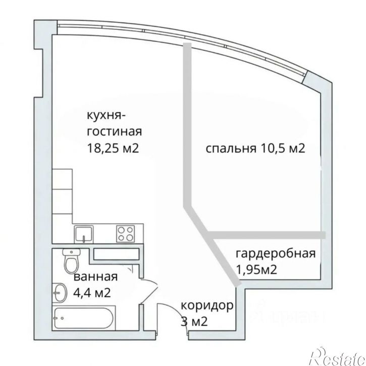 2-комн квартира ул Эмилии Алексеевой, 3Б,  д. 3Б