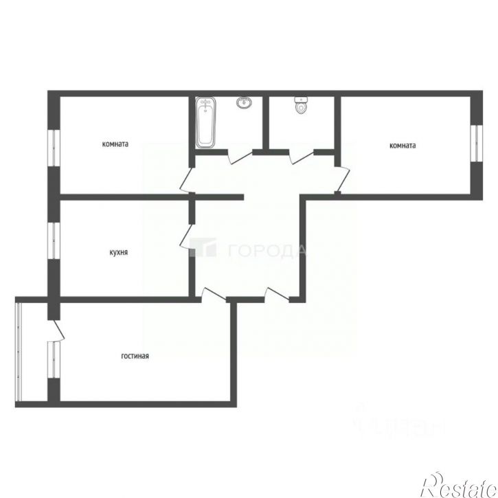 3-комн квартира Интернациональная улица, 23,  д. 23