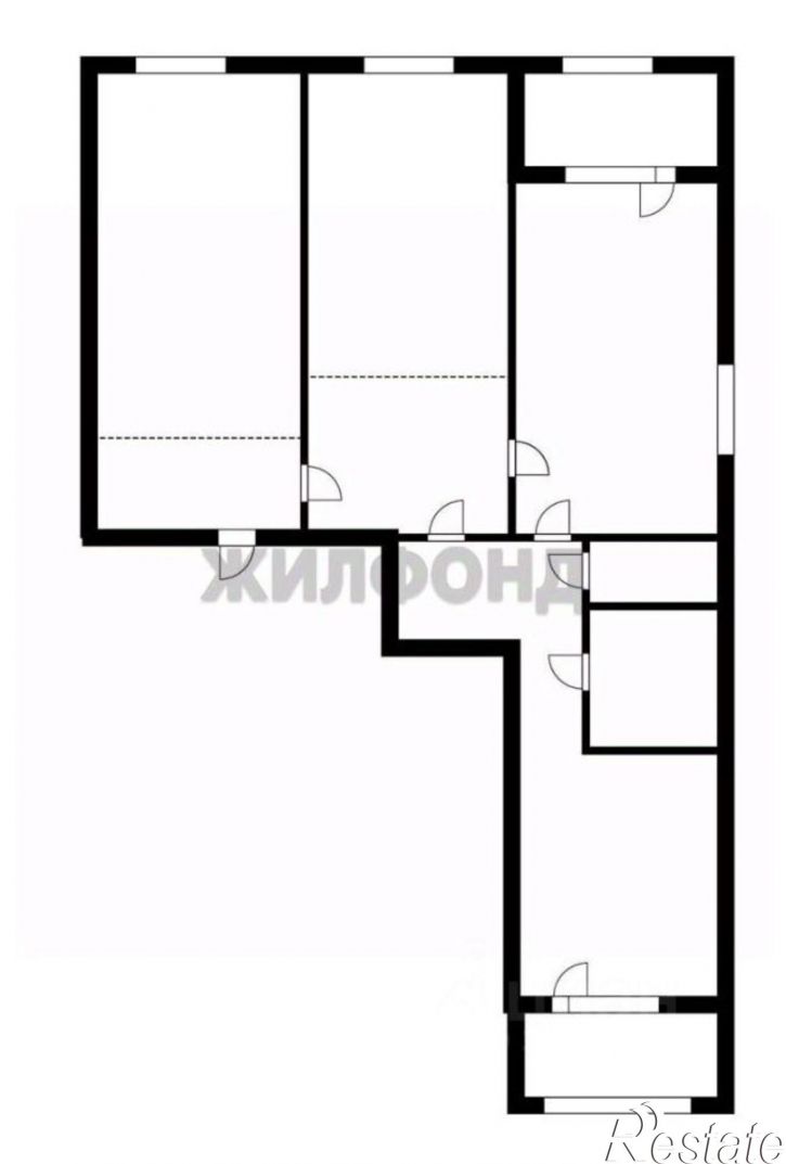 3-комн квартира в новом доме 6-я Нагорная улица, 15В к2,  д. 15В к2