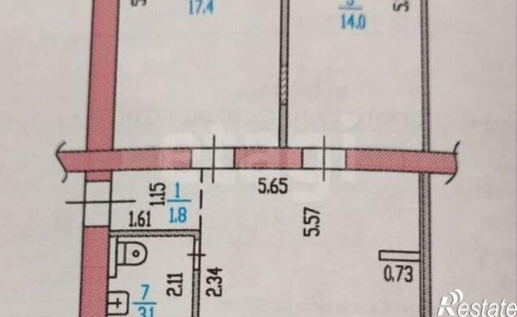 3-комн квартира пр-кт Строителей, 38А,  д. 38А