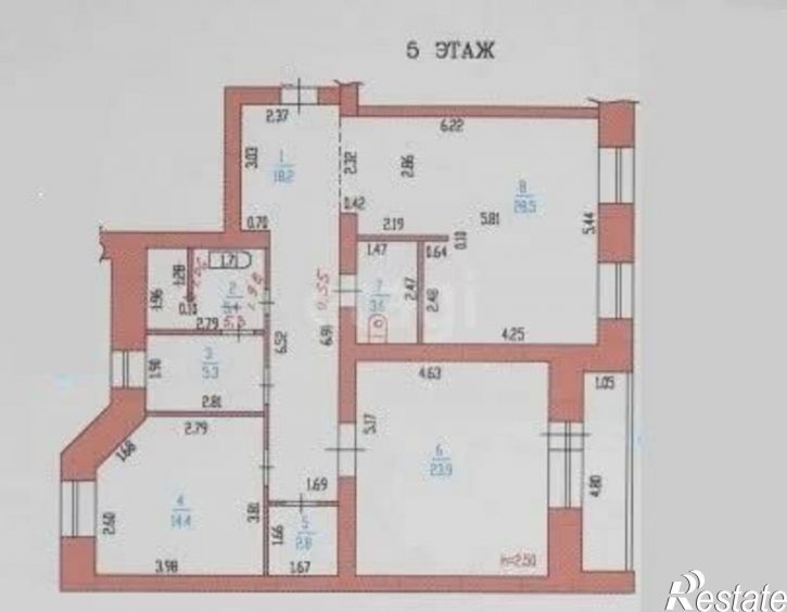 3-комн квартира Привокзальная улица, 7,  д. 7