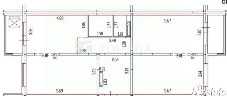 3-комн квартира Павловский тракт, 307 к3,  д. 307 к3