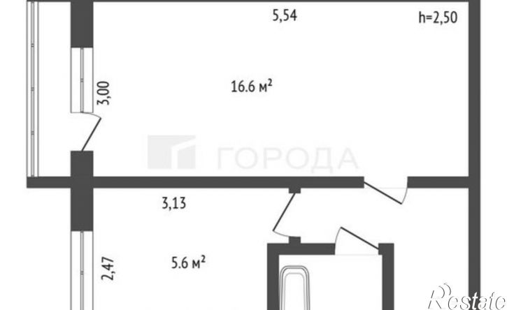 1-комн квартира проспект Строителей, 29,  д. 29