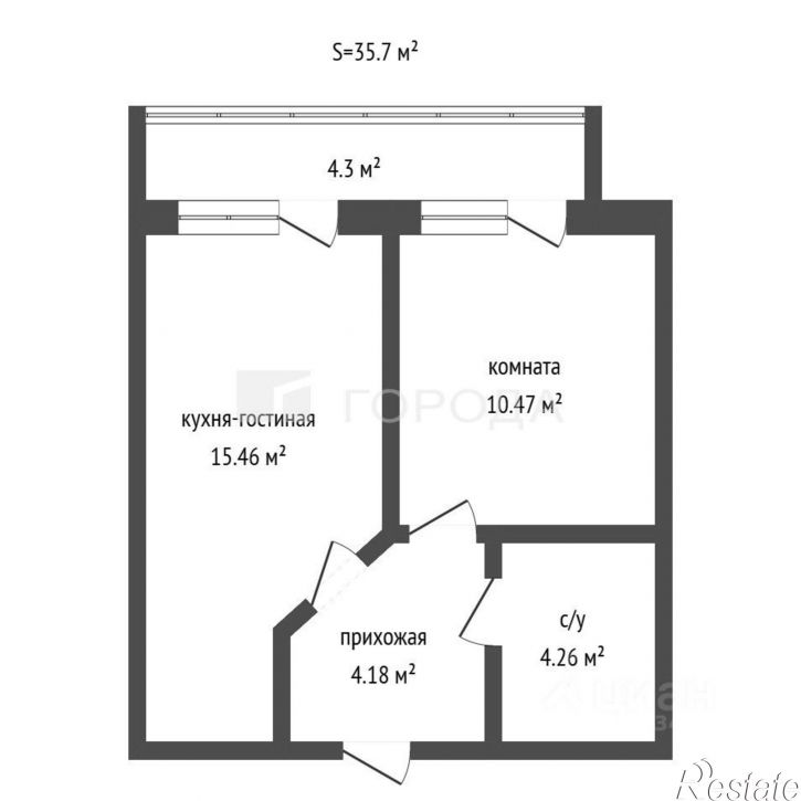 2-комн квартира ул Балтийская, 95,  д. 95