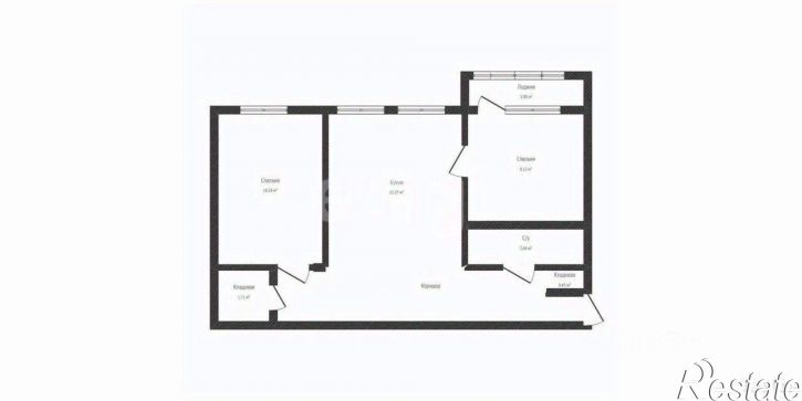 2-комн квартира ул Георгия Исакова, 232,  д. 232