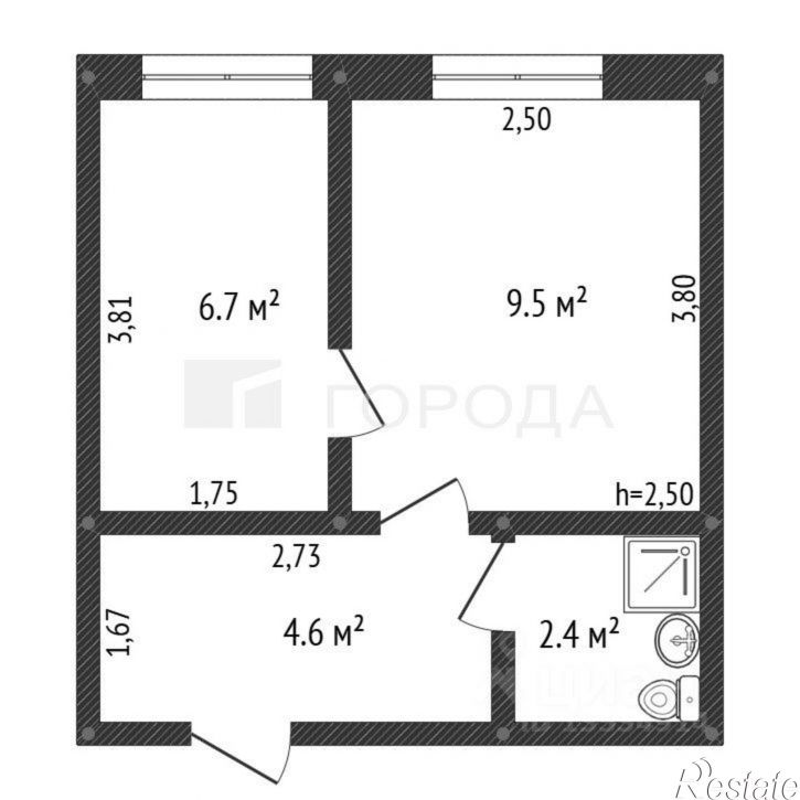 2-комн квартира улица Советской Армии, 50А к2,  д. 50А к2