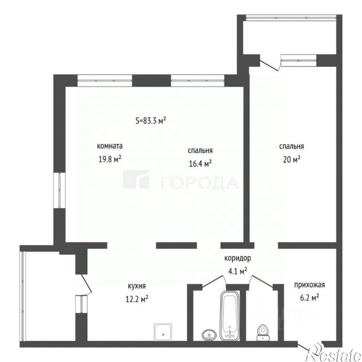 3-комн квартира проспект Энергетиков, 24,  д. 24