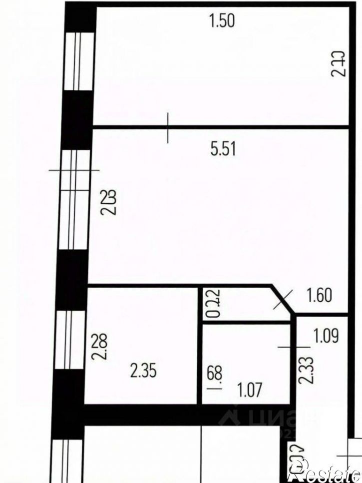 2-комн квартира Брестская улица, 8,  д. 8