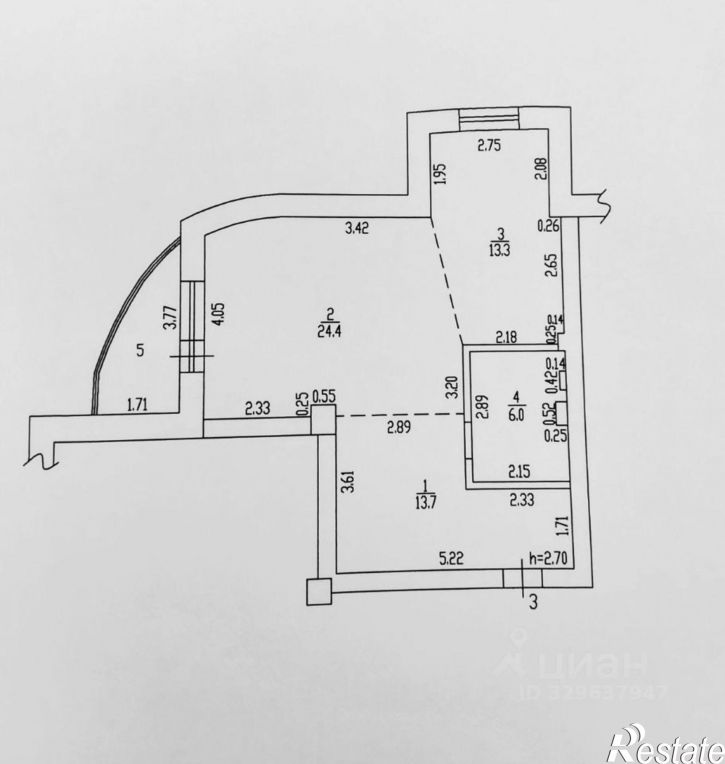 1-комн квартира ул Приречная, 5,  д. 5