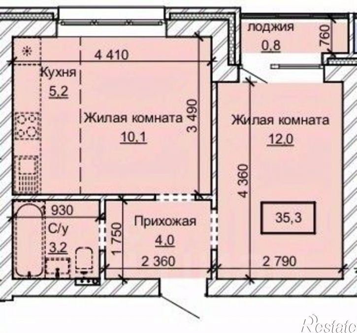2-комн квартира в новом доме улица Анатолия, 319А,  д. 319А