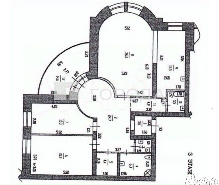 3-комн квартира Комсомольский пр-кт, 40,  д. 40