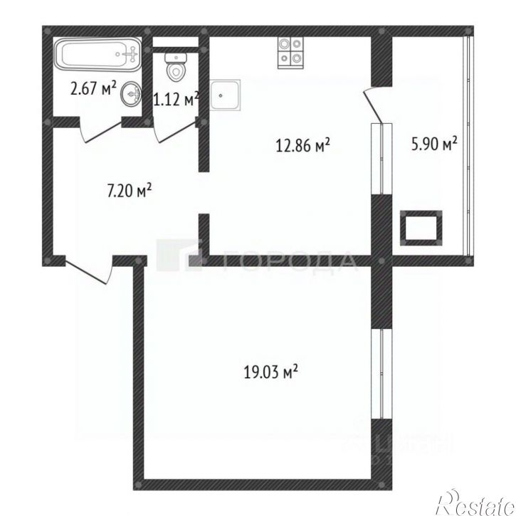 1-комн квартира Павловский тракт, 303а,  д. 303а