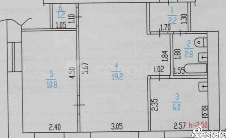 2-комн квартира ул Новосибирская, 18,  д. 18