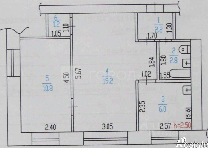 2-комн квартира ул Новосибирская, 18,  д. 18