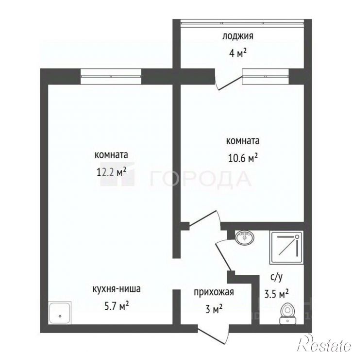2-комн квартира Северный Власихинский пр-д, 122 5,  д. 122 5,  к. 5
