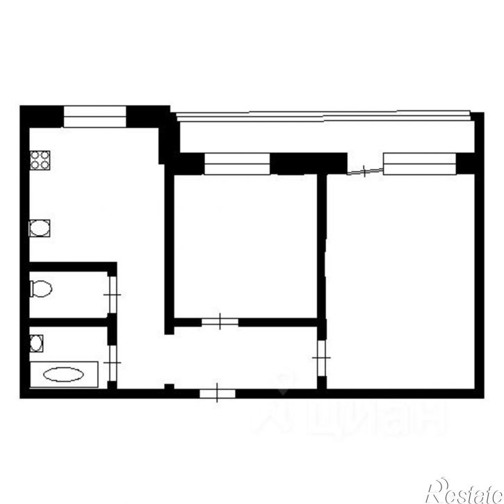 2-комн квартира улица Юрина, 305,  д. 305