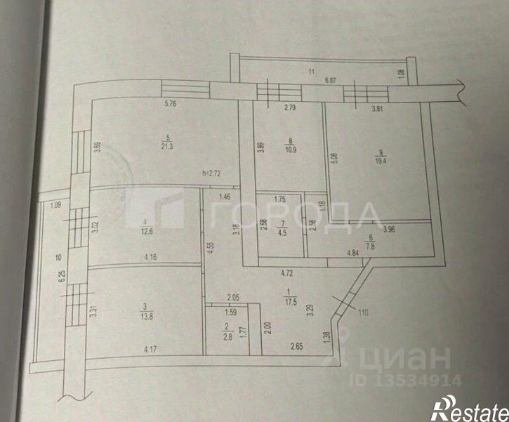 4-комн квартира ул Антона Петрова, 222а,  д. 222а