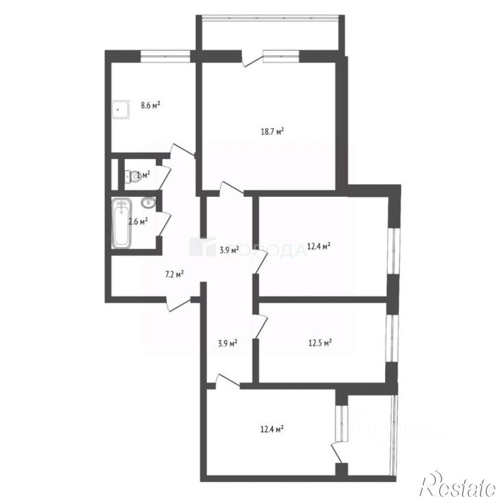 4-комн квартира Красноармейский пр-кт, 59,  д. 59