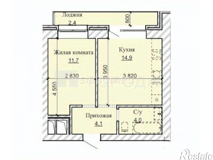 2-комн квартира в новом доме ул Герцена, 17,  д. 17