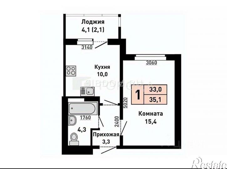 1-комн квартира ул Сергея Семенова, 18,  д. 18