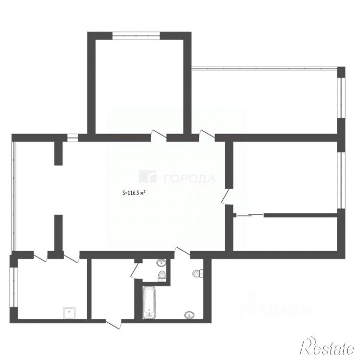 3-комн квартира Змеиногорский тракт, 104а,  д. 104а