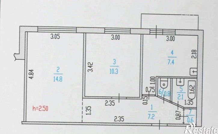 2-комн квартира улица Георгия Исакова, 232,  д. 232