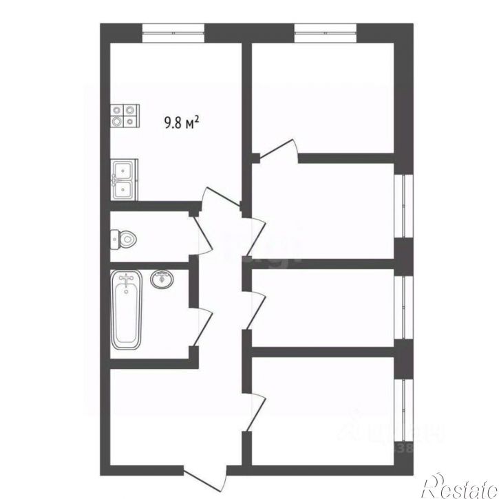 4-комн квартира ул Балтийская, 67,  д. 67
