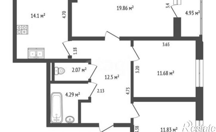 3-комн квартира Красноармейский пр-кт, 61б,  д. 61б