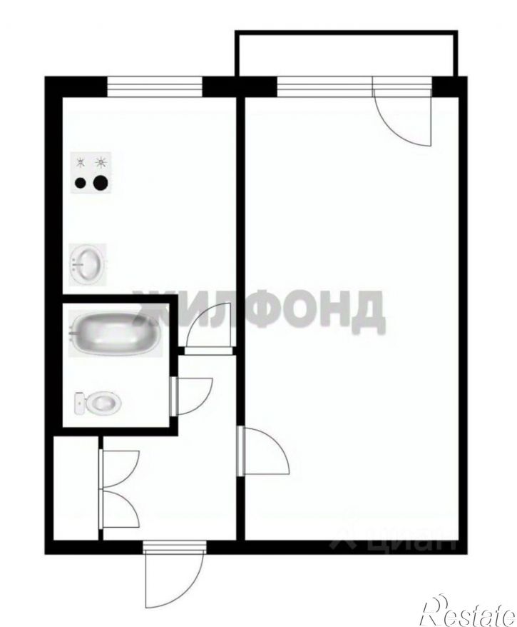 1-комн квартира ул Западная 12-я, 3,  д. 3