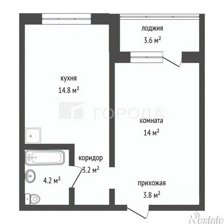 2-комн квартира 6-я Нагорная улица, 15Г/1,  д. 15Г/1