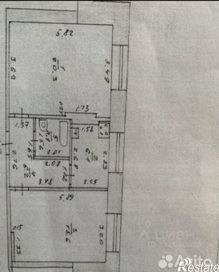 2-комн квартира улица Профинтерна, 12,  д. 12