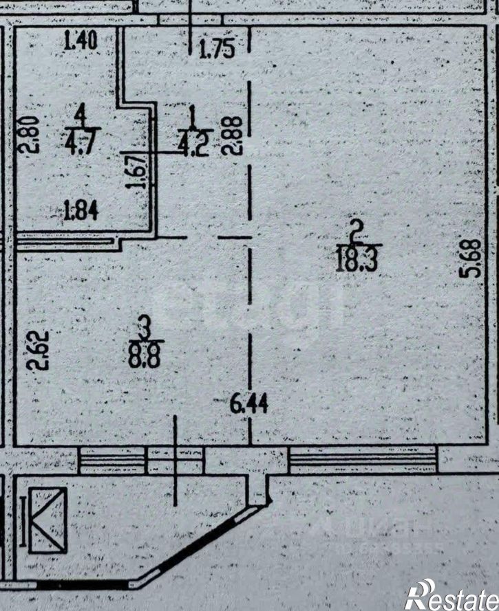 1-комн квартира ул Энтузиастов, 55,  д. 55