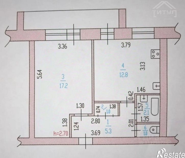1-комн квартира ул Куета, 27А,  д. 27А