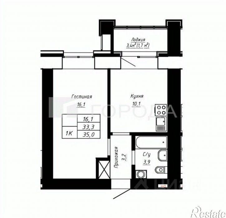 1-комн квартира улица Сухэ-Батора, 39,  д. 39
