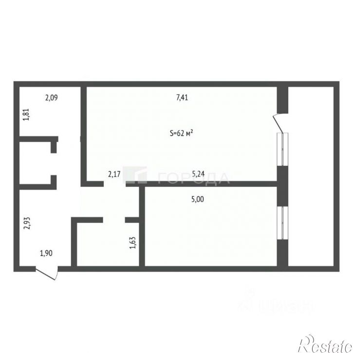 2-комн квартира Павловский тракт, 305В,  д. 305В