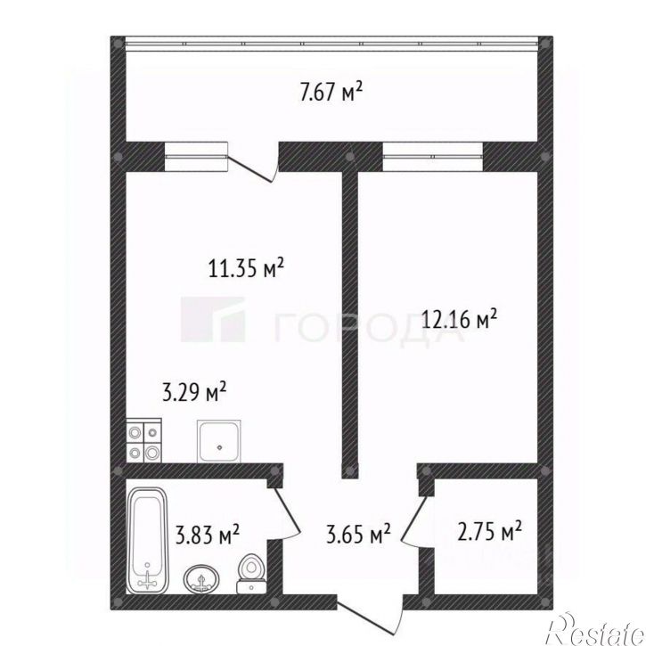 2-комн квартира ул Нагорная 6-я, 15г/9,  д. 15г/9