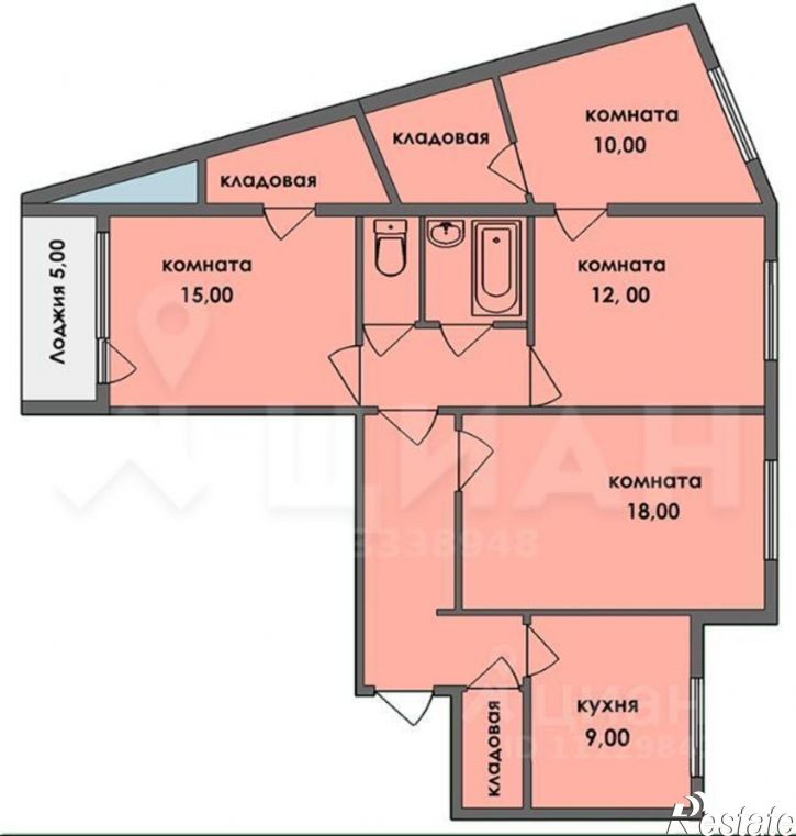 4-комн квартира Социалистический пр-кт, 69,  д. 69