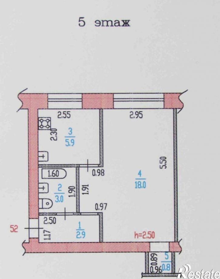 1-комн квартира Советская улица, 6 к1,  д. 6 к1