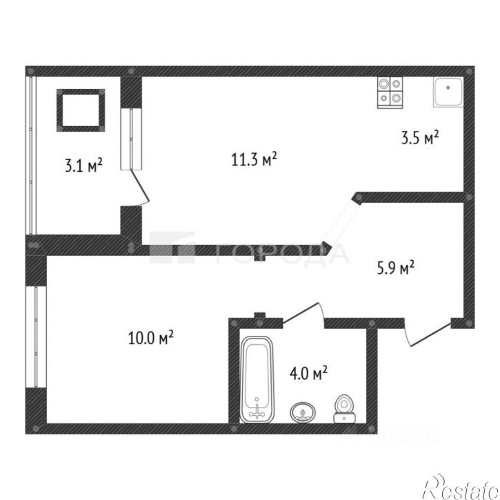 2-комн квартира Павловский тракт, 60Б к1,  д. 60Б к1