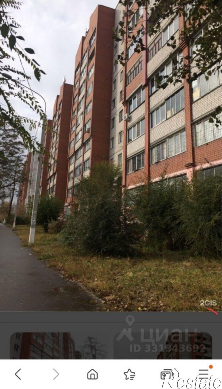 2-комн квартира улица Кутузова, 16Б,  д. 16Б