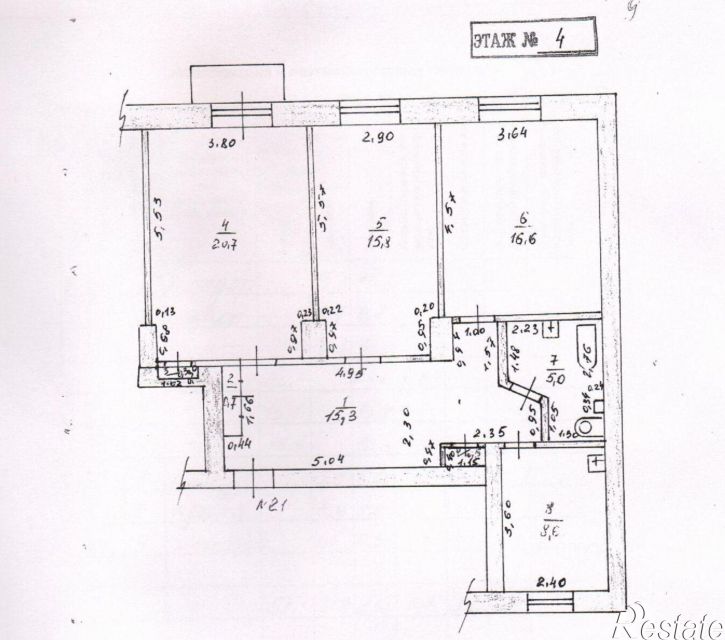 3-комн квартира пр-кт Ленина, 54 А,  д. 54 А,  к. А