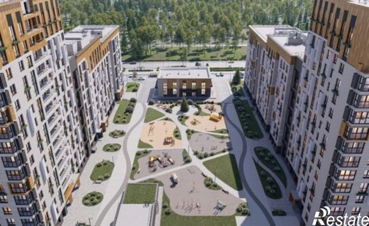1-комн квартира в новом доме Просторная улица, 390к2