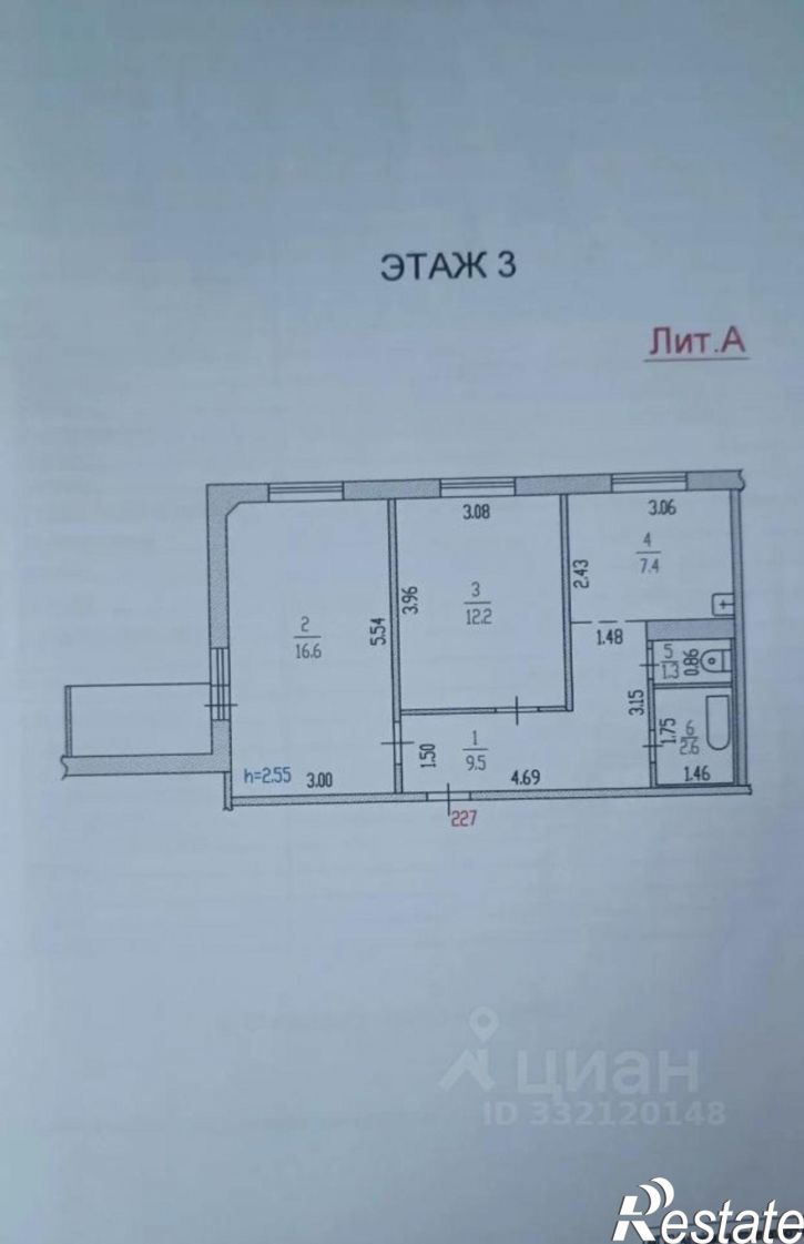 2-комн квартира улица Энтузиастов, 36,  д. 36