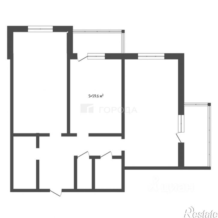3-комн квартира ул Взлетная, 38,  д. 38