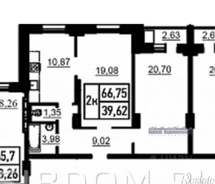 2-комн квартира Павловский тракт, 297,  д. 297