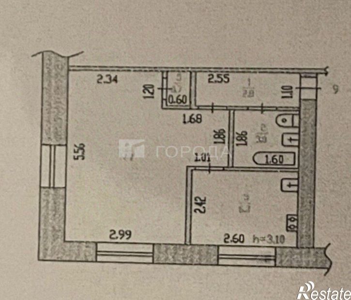 1-комн квартира Социалистический пр-кт, 124,  д. 124