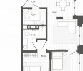 3-комн, 69 кв м, этаж 6/9 ул Сизова, 20