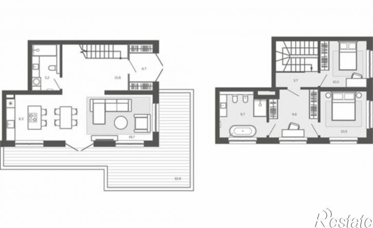 3-комн квартира в новом доме Змеиногорский тракт, 35б 3,  д. 35б 3,  к. 3